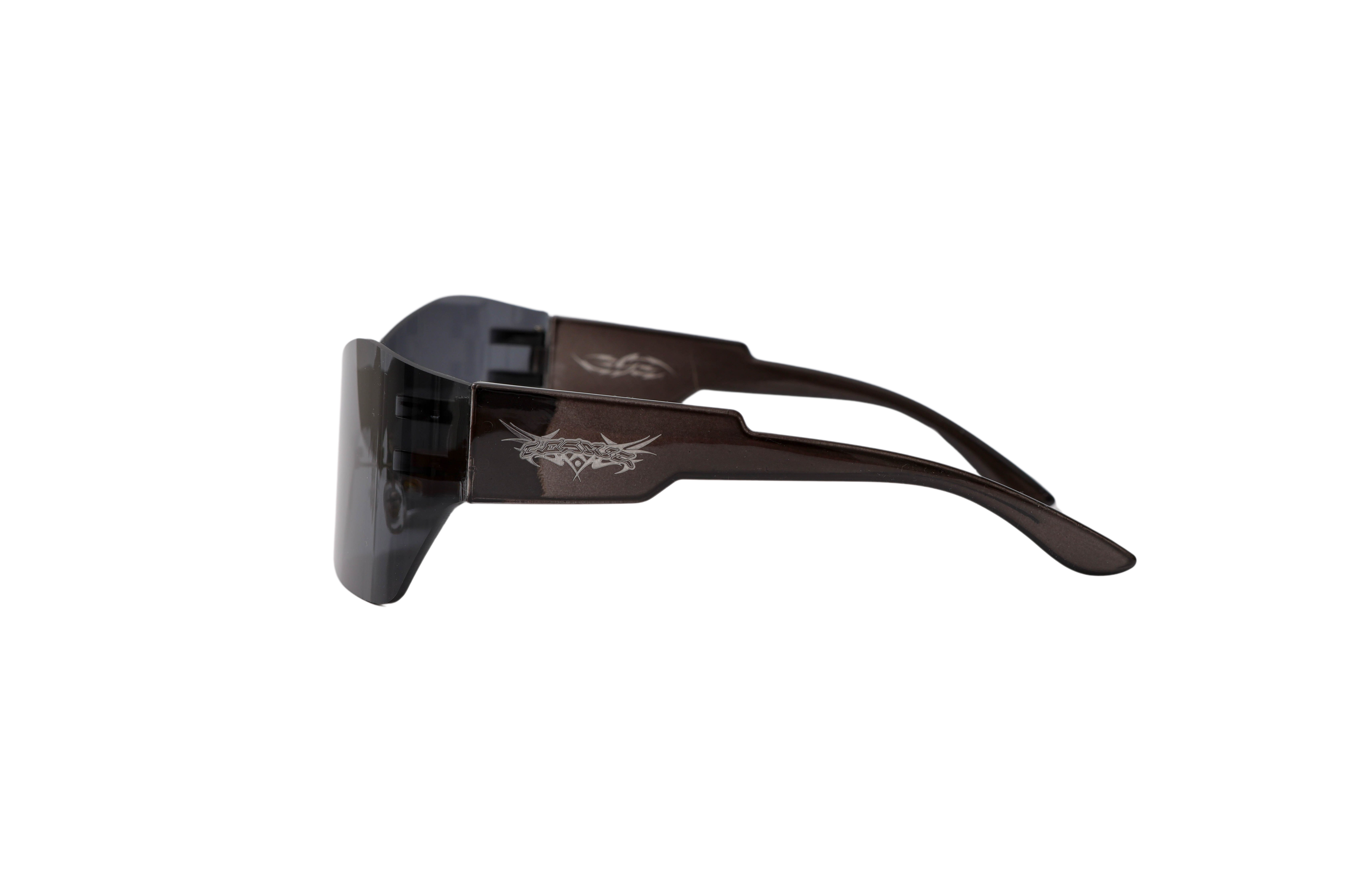 Cosmic Silver Swan Full Lens Sunglasses