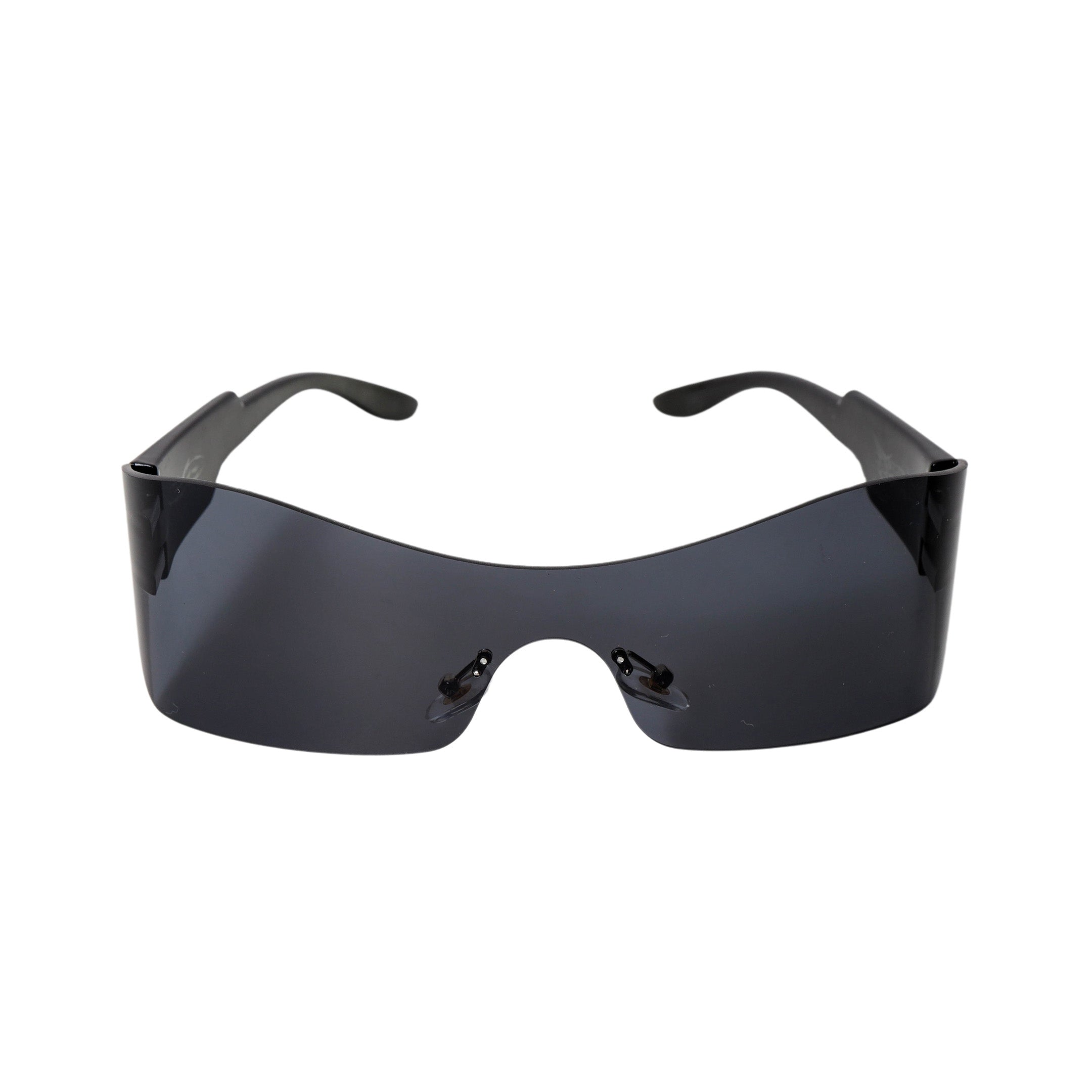 Cosmic Silver Swan Full Lens Sunglasses