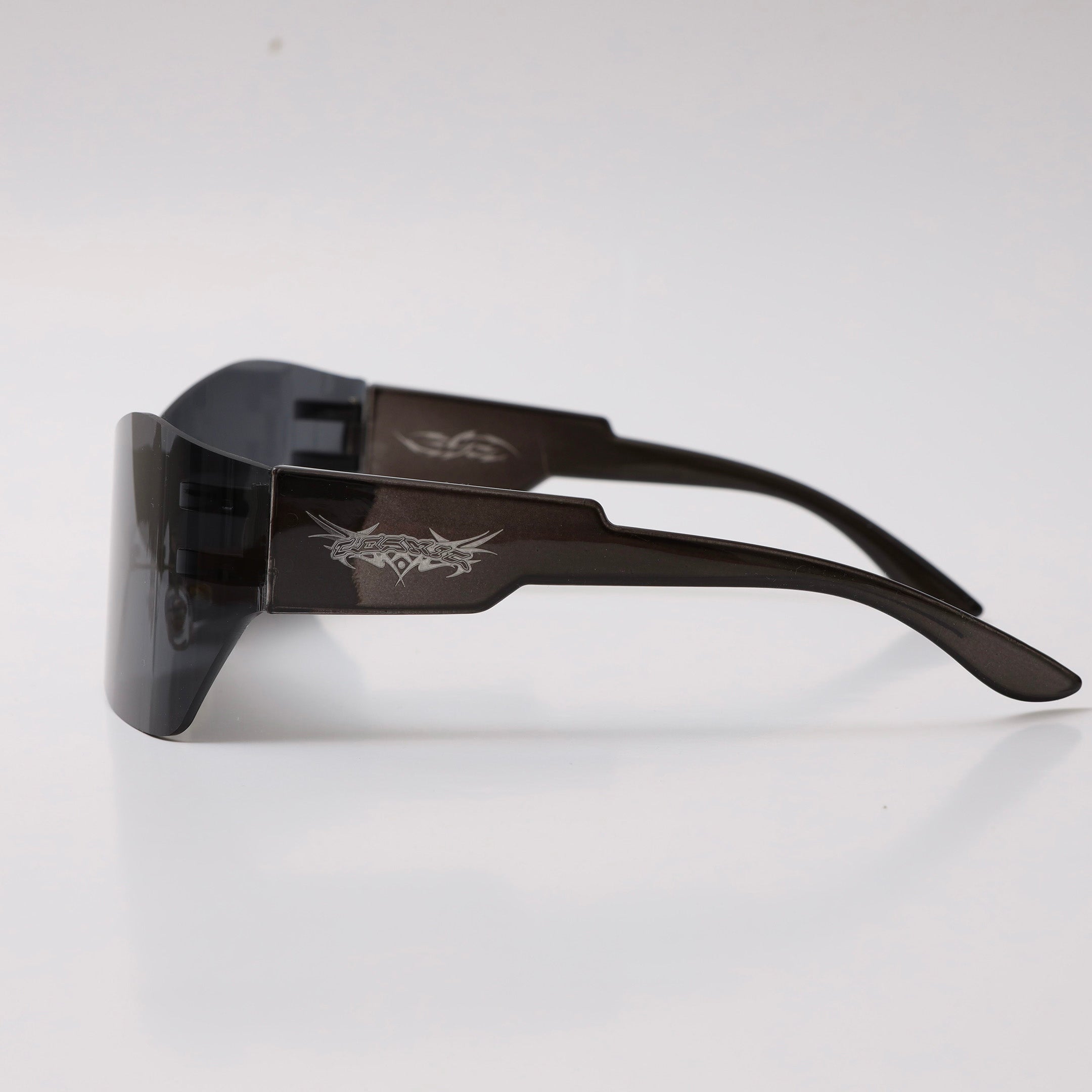 Cosmic Silver Swan Full Lens Sunglasses