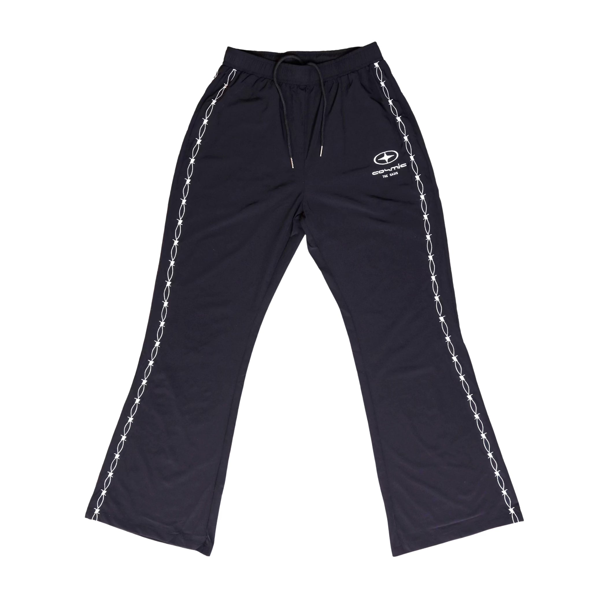Cosmic The Oasis-Nylon-Flared-Track-Pants-4